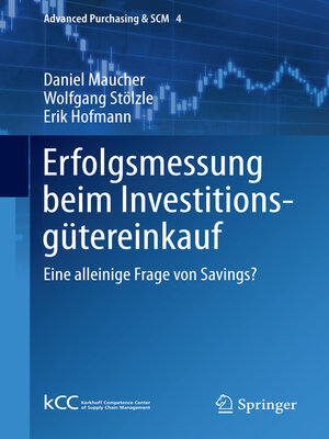 cover image of Erfolgsmessung beim Investitionsgütereinkauf